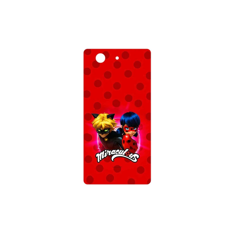 برچسب پوششی ماهوت مدل Ladybug and Cat Noir مناسب برای گوشی موبایل سونی Xperia Z3 Compact