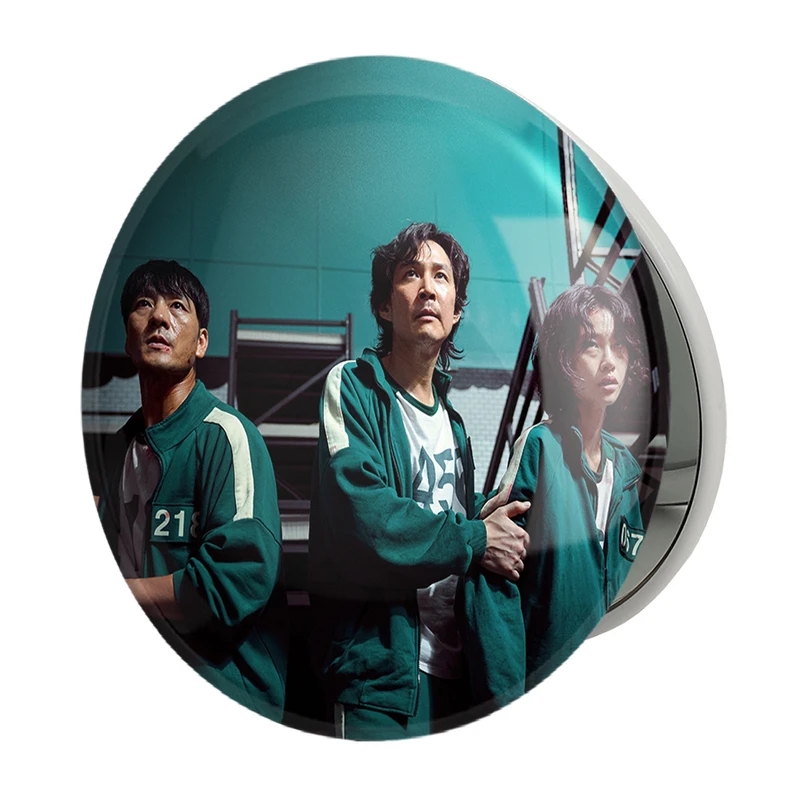 آینه جیبی خندالو طرح بازی مرکب Squid Game مدل تاشو کد 10820 