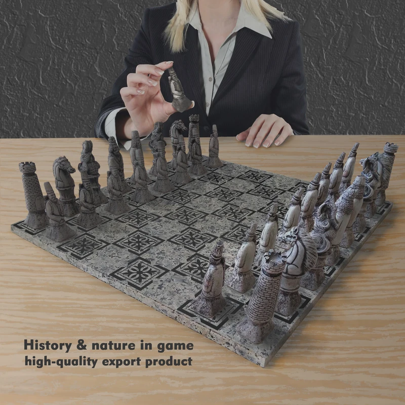 عکس شماره 5 : شطرنج مدل سنگی لوکس