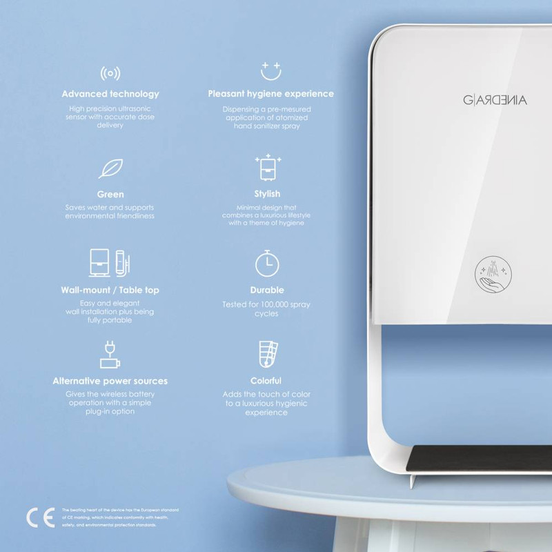 دستگاه ضدعفونی کننده دست گاردنیا مدل HS1100