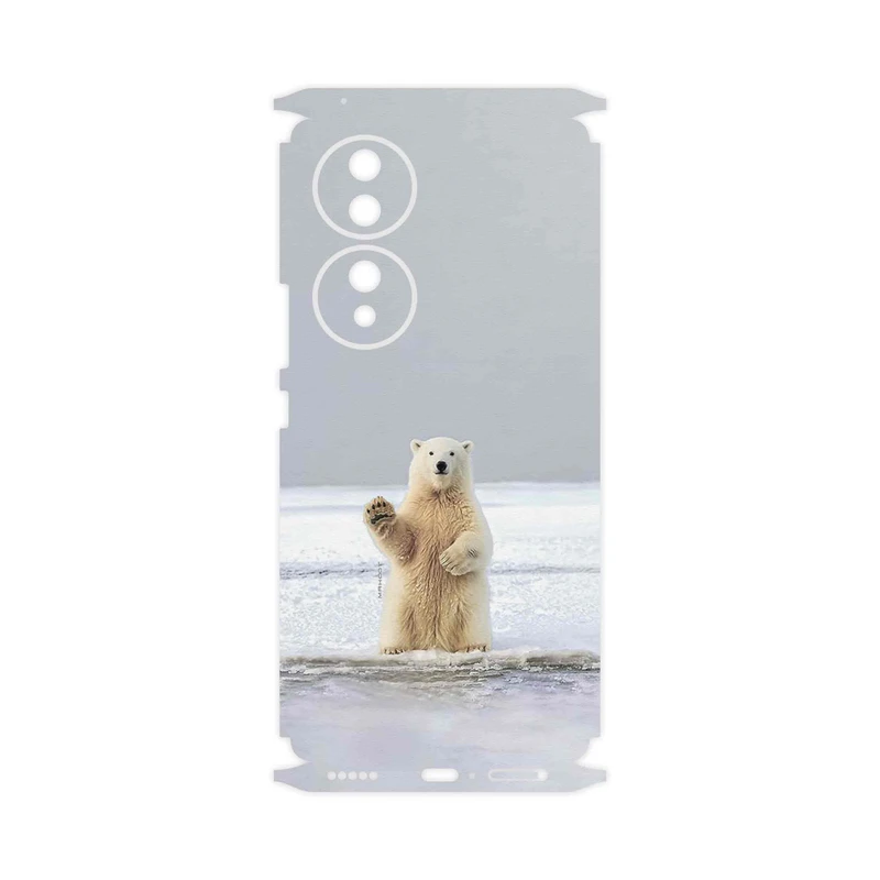 برچسب پوششی ماهوت مدل Polar_bear-FullSkin مناسب برای گوشی موبایل آنر 70