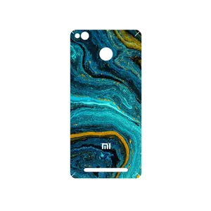 MAHOOT Turquoise marblewith golden streaks Cover Sticker for Xiaomi Redmi 3 Pro