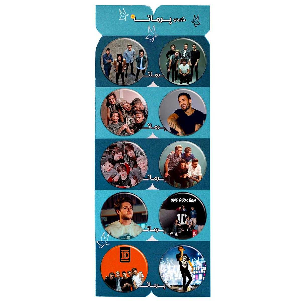 پیکسل پرمانه طرح One Direction کد pmg.5612 مجموعه 10 عددی