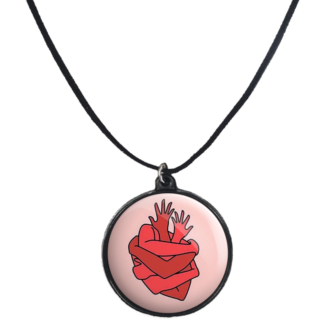 گردنبند پرمانه طرح عاشقانه کد pmb.8126 مدل دو طرفه