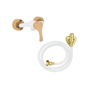 شیر توالت و شلنگ توالت ایران گروه مدل دیبا مجموعه 2 عددی 