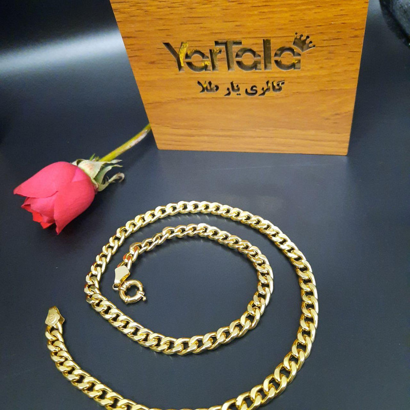 زنجیر طلا 18 عیار  گالری یارطلا  مدل CAR کد ZK101-45