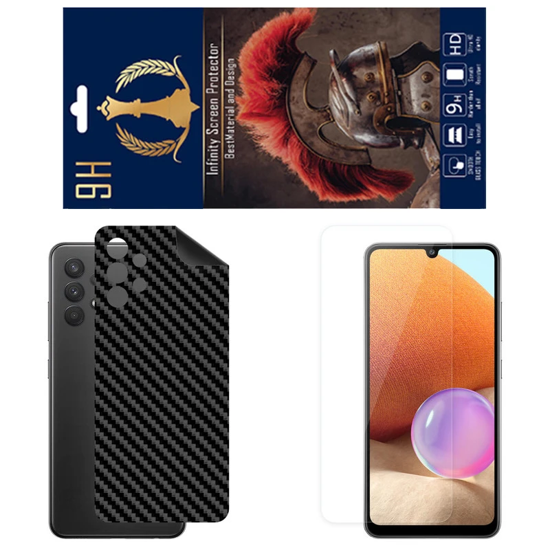 برچسب پوششی اینفینیتی مدل FC مناسب برای گوشی موبایل سامسونگ Galaxy A32 4G به همراه محافظ صفحه نمایش