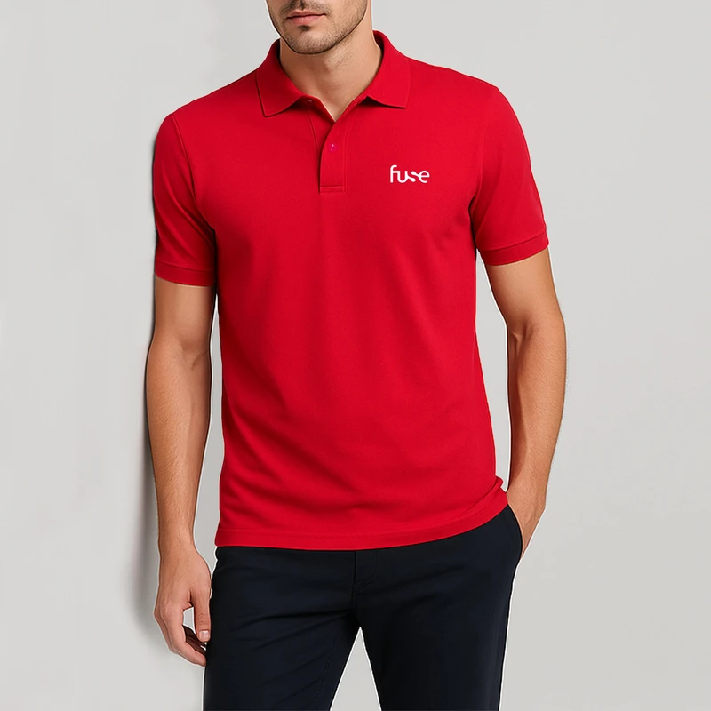 پولوشرت آستین کوتاه مردانه مدل X147 رنگ قرمز