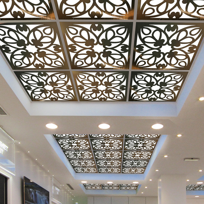تایل سقفی آسمان مجازی بنی دکو مدل MC55 اندازه 60x60 سانتی متر