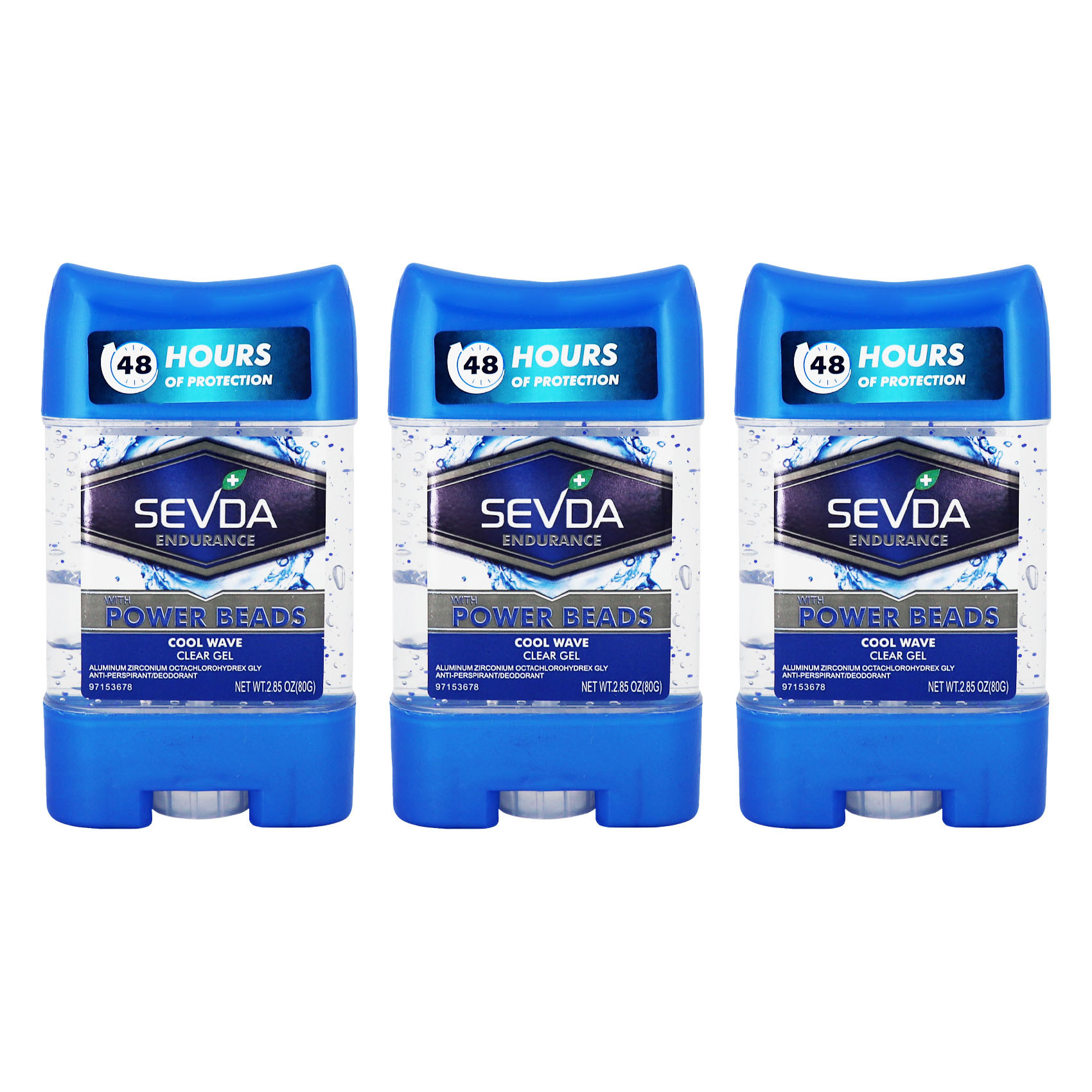 ژل شفاف ضد تعریق سودا مدل Endurance وزن 80 گرم مجموعه 3 عددی