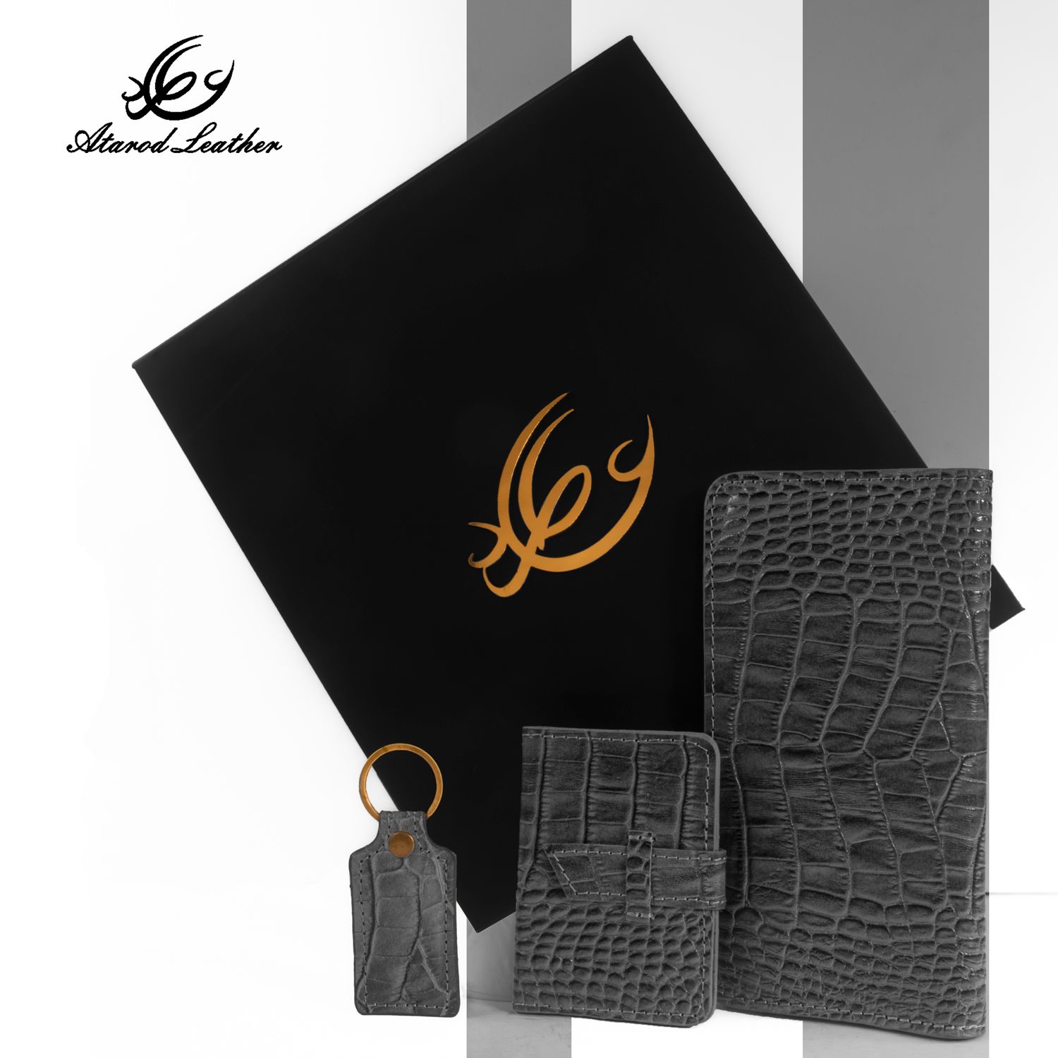 ست هدیه چرم عطارد مدل A35 -  - 37