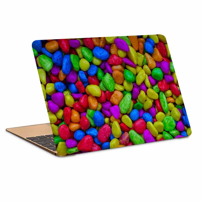 استیکر لپ تاپ طرح stones colorful texture کد N-630 مناسب برای لپ تاپ 15.6 اینچ