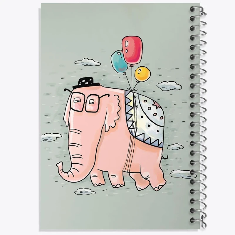 دفتر نقاشی 50 برگ خندالو مدل فیل کد 5039