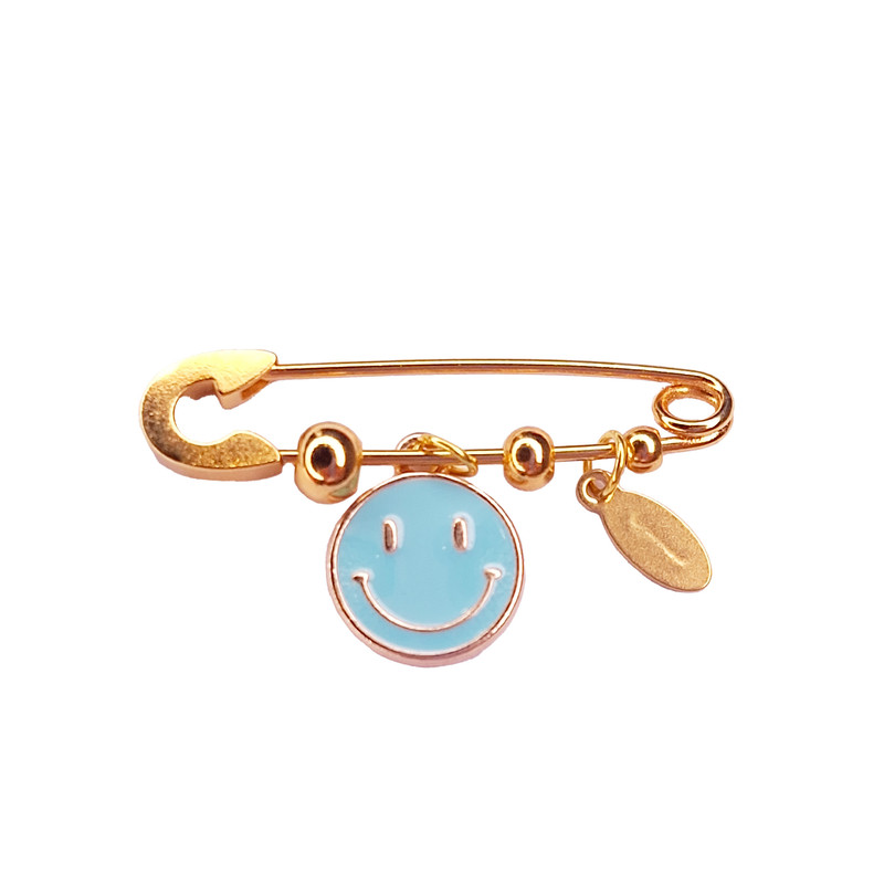 سنجاق سینه زنانه مدل اسمایلی