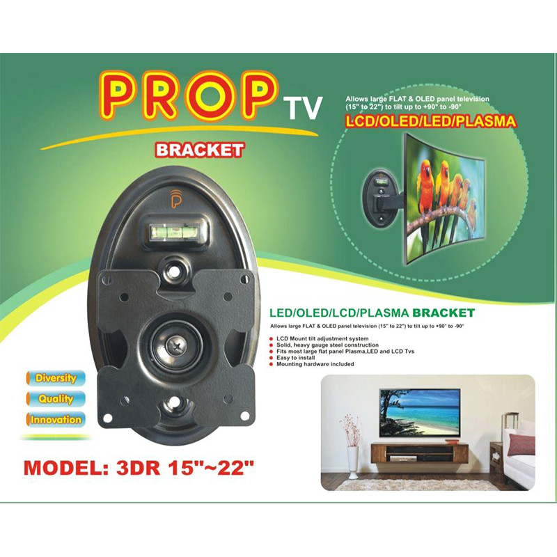 پایه دیواری مانیتورمدل 3DR-1522 مناسب برای مانیتورهای 15 تا 22اینچ