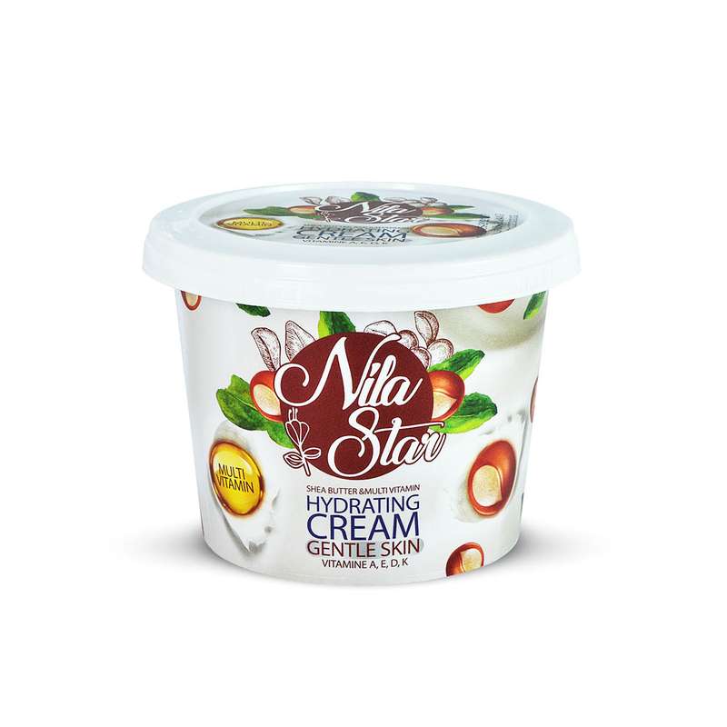 کرم مرطوب کننده نیلا استار مدل Sheabutter & Multivitamin حجم 250 میلی لیتر
