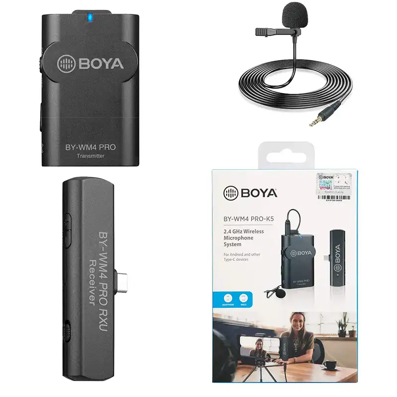 میکروفون یقه ای بویا مدل BY-WM4 Pro-K5 مجموعه دو عددی