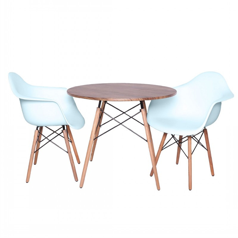 میز و صندلی ناهارخوری دو نفره مدل ایزی فایبر gm02