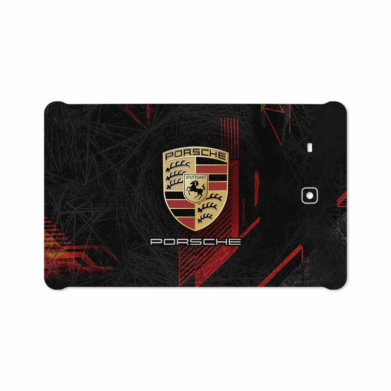 برچسب پوششی ماهوت مدل Porsche-Logo مناسب برای تبلت سامسونگ Galaxy Tab E 9.6 2015 T561