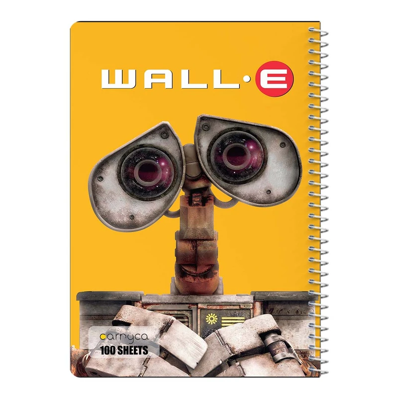 دفتر مشق 100 برگ سیمی کارنیکا طرح E WALL کد 14412