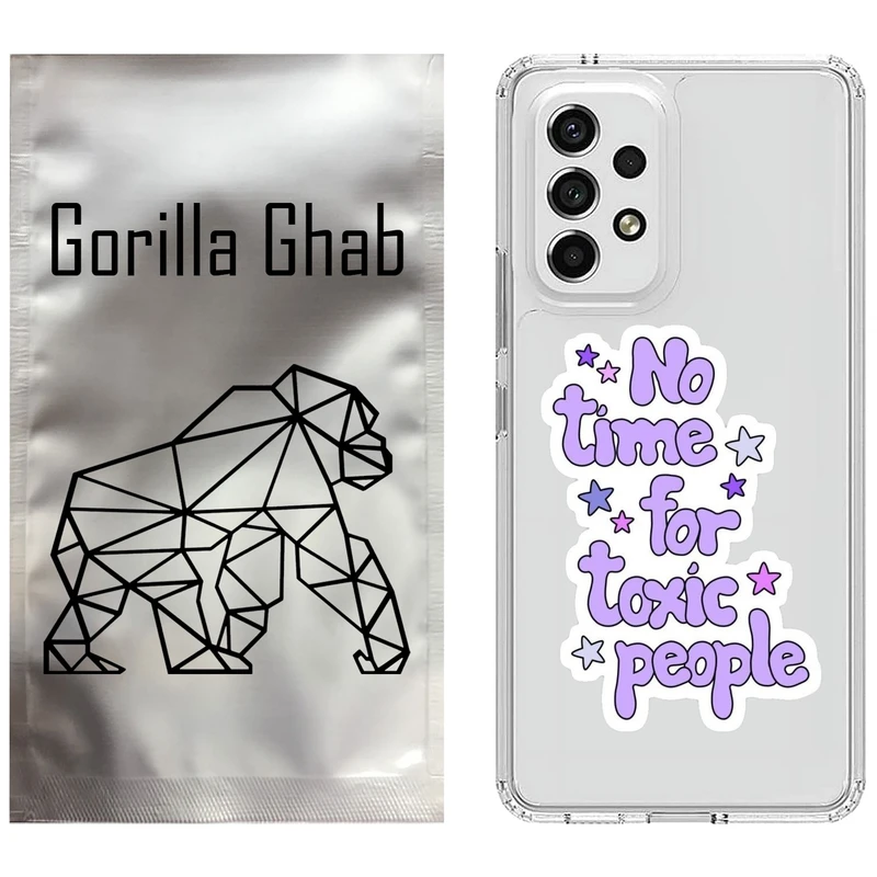 کاور گوریلا قاب مدل CLG کد 97 طرح Toxic مناسب برای گوشی موبایل سامسونگ Galaxy A33