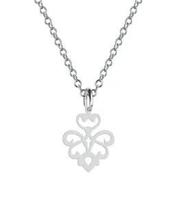 گردنبند نقره زنانه هایکا مدل اسلیمی کد n.ha2-353