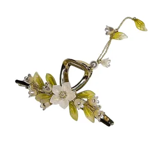 کلیپس مو زنانه مدل گل 142