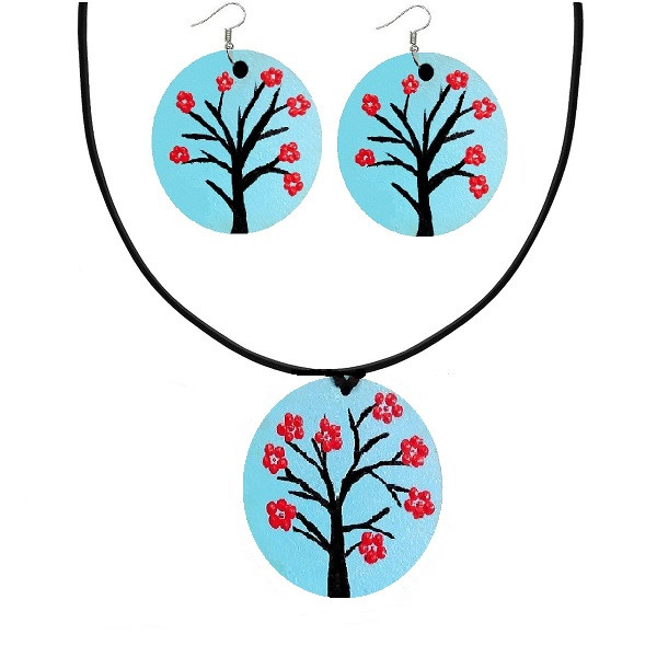 نیم ست زنانه مدل درخت شکوفه نیم ست زنانه مدل درخت شکوفه