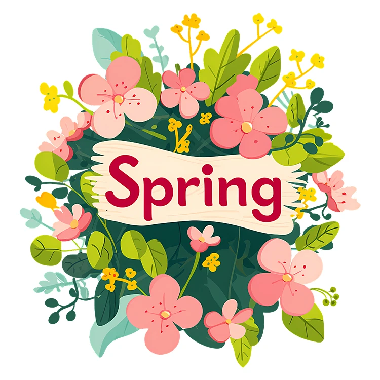 استیکر پارچه و لباس پاد آفرین مدل بهار طرح گل کد S5461