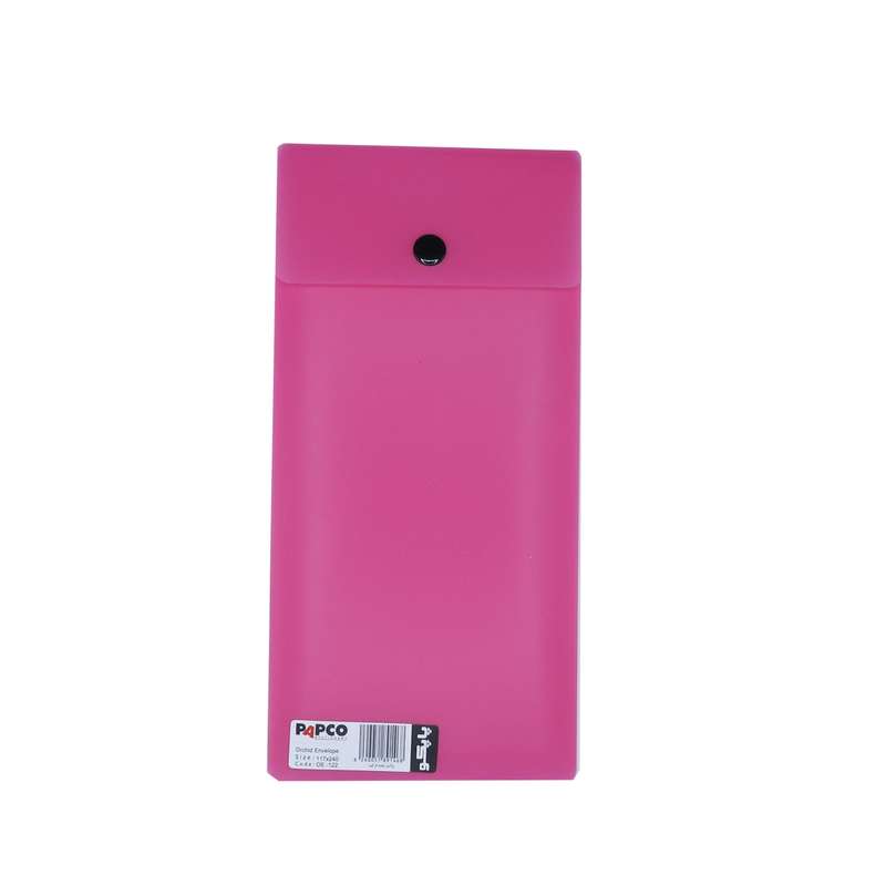 پوشه دکمه دار پاپکو مدل ارکید کد OE-122 پوشه دکمه دار پاپکو مدل ارکید کد OE-122