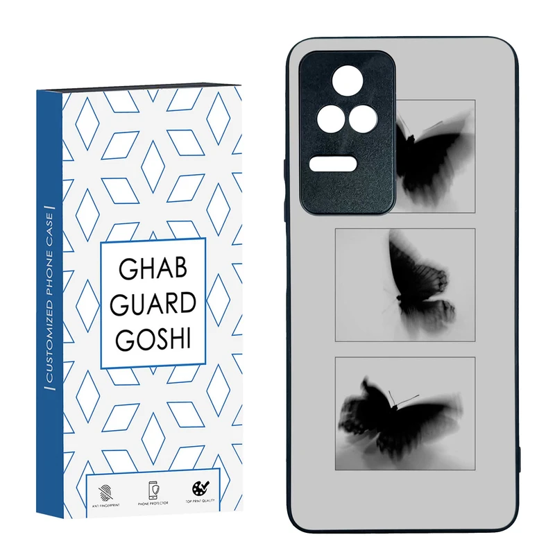 کاور قاب گارد گوشی طرح پروانه کد TPU-178 مناسب برای گوشی موبایل شیائومی  Redmi K40S / Poco F4 5G