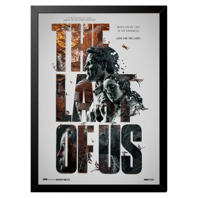 تابلو بکلیت طرح سریال The Last of Us مدل b-po1622 فریم مشکی