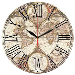 نقد و بررسی ساعت دیواری طرح نقشه قدیمی جهان کد 1324 توسط خریداران