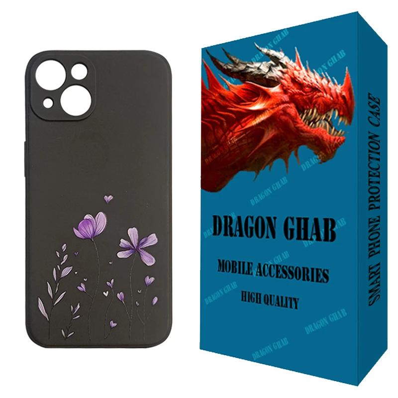 کاور دراگون قاب مدل CHPD کد 001 - B مناسب برای گوشی موبایل اپل iPhone 13 
