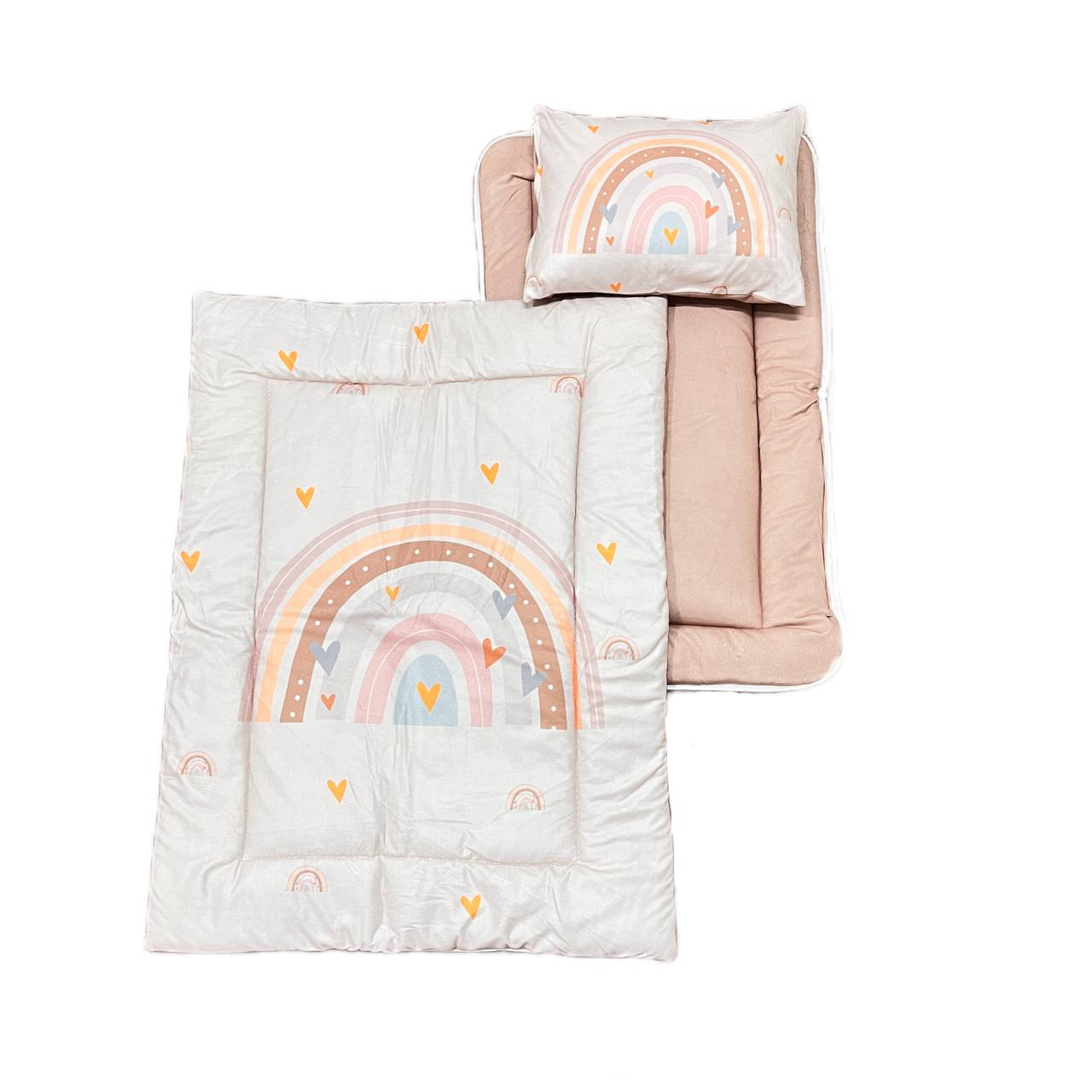 ست سرویس خواب 3 تکه نوزاد مدل رنگین کمان