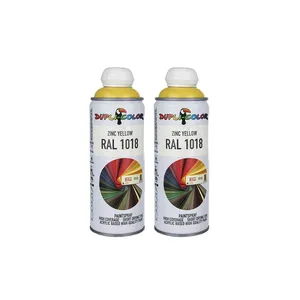 اسپری رنگ زرد زینک دوپلی کالر مدل 1018 حجم 400 میلی لیتر مجموعه 2 عددی