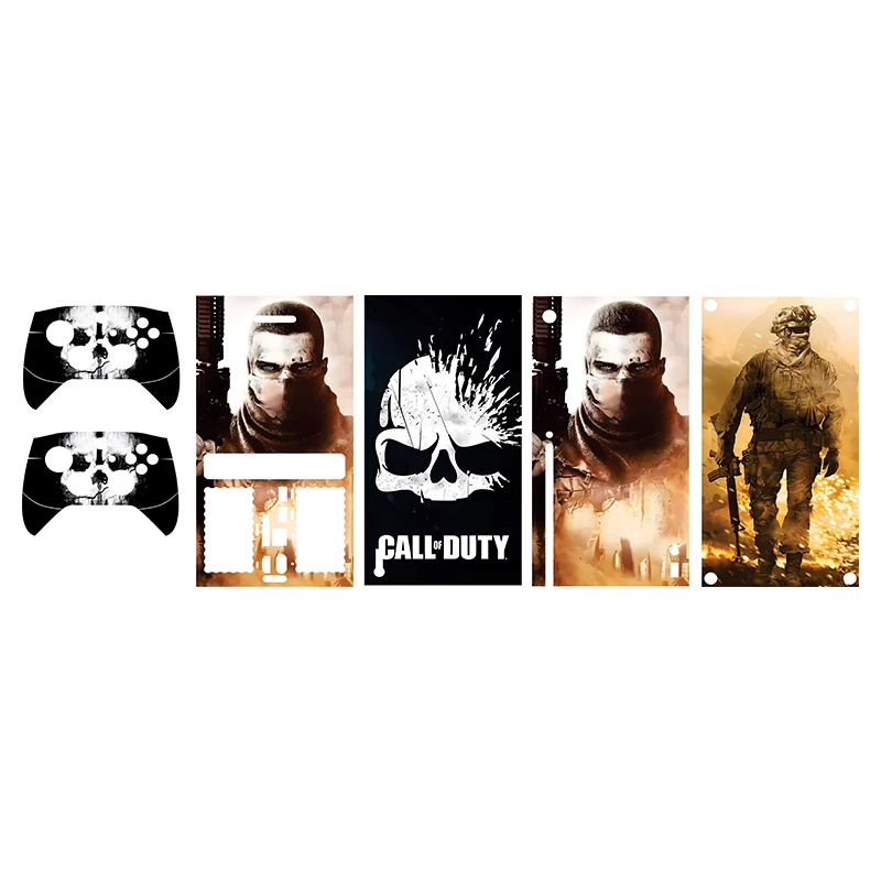 برچسب کنسول بازی Xbox series x طرحcall of duty 05 مجموعه 5 عددی