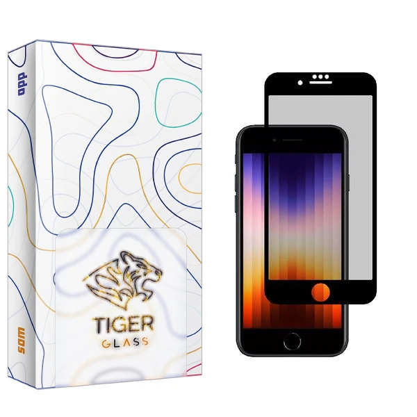 محافظ صفحه نمایش حریم شخصی تایگر گلس مدل SAM2 مناسب برای گوشی موبایل اپل iPhone SE 2022