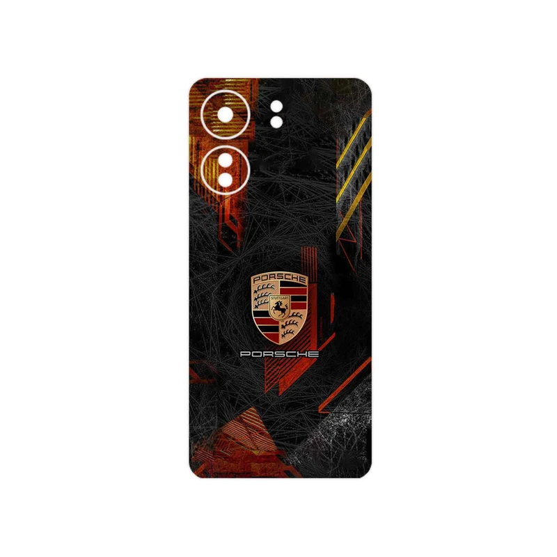 برچسب پوششی ماهوت مدل Porsche_Logo مناسب برای گوشی موبایل شیائومی Redmi 13C