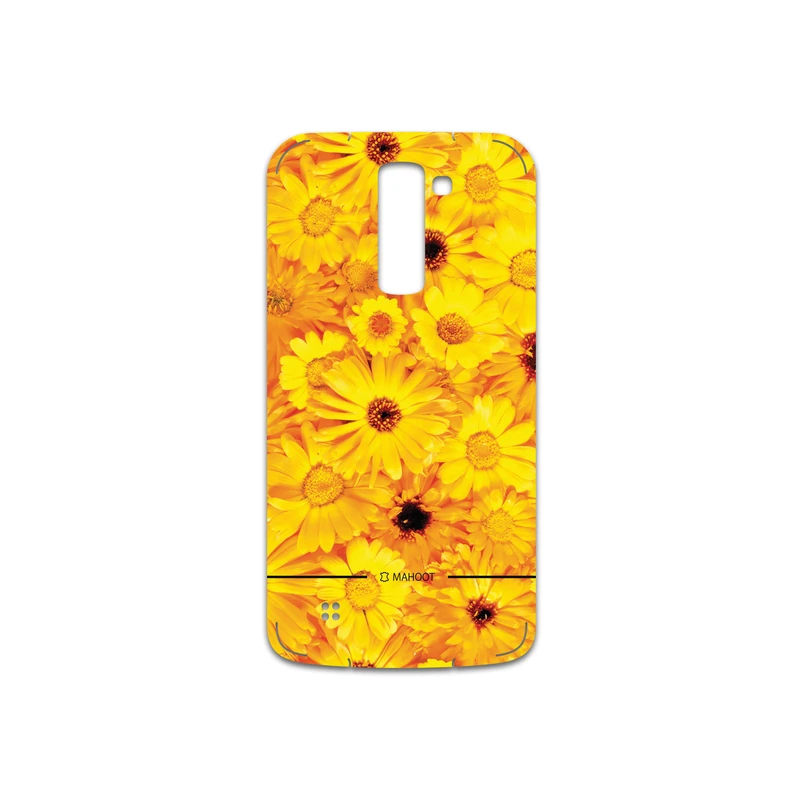 برچسب پوششی ماهوت مدل Yellow-Flower مناسب برای گوشی موبایل ال جی K10