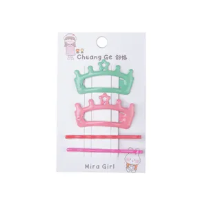 ست گیره و سنجاق مو دخترانه مدل Mira Grl بسته 4 عددی