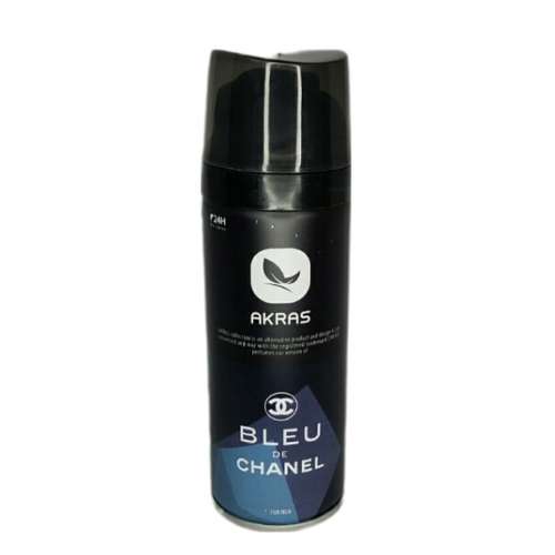 اسپری بدن مردانه آکراس مدل bleu de chanel حجم 200 میلی لیتر