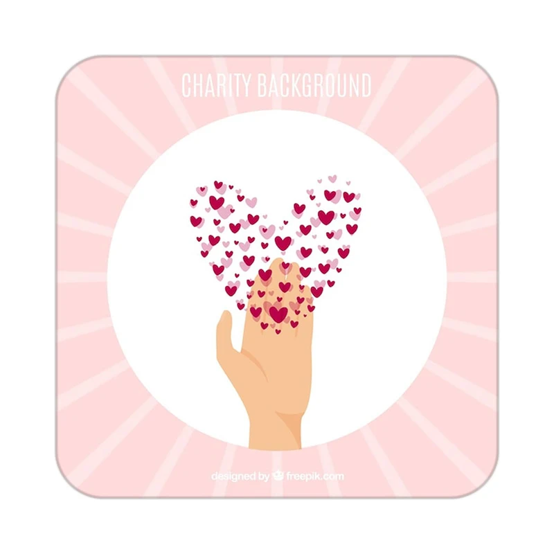 زیر لیوانی کاکتی طرح عاشقانه مدل mp38283