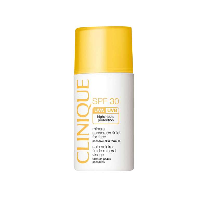 فلویید ضد آفتاب بی رنگ کلینیک SPF30 مدل Mineral مناسب پوست های حساس حجم 30 میلی لیتر