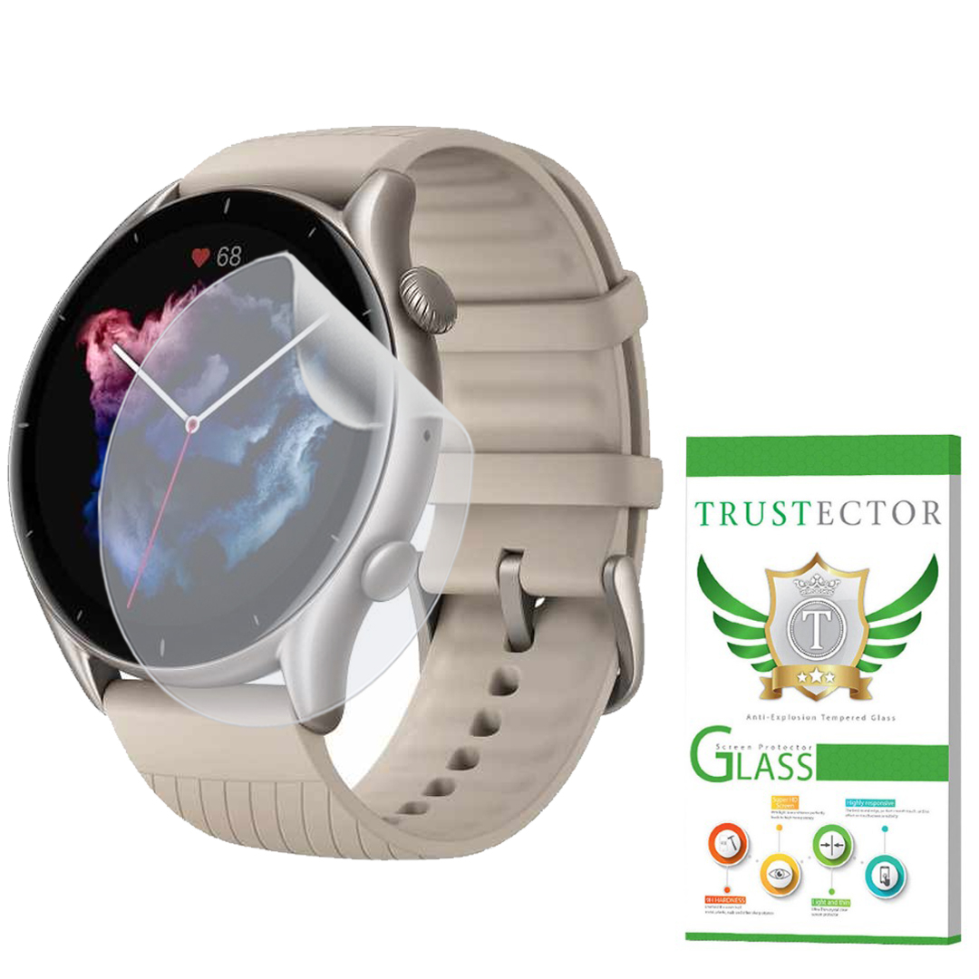 محافظ صفحه نمایش تراستکتور نانو مدل TPWTA-Glass مناسب برای ساعت هوشمند شیائومی Amazfit GTR 3
