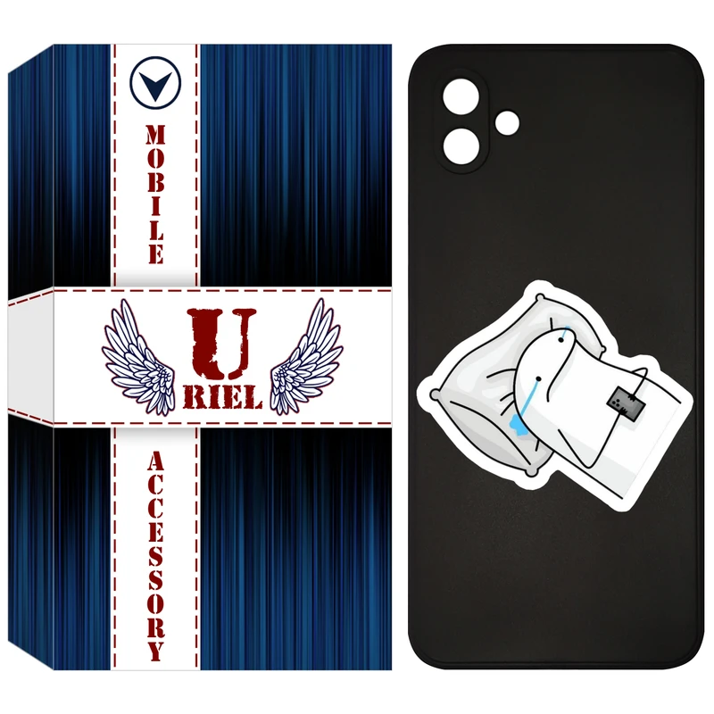 کاور یوریل  مدل KSH کد 81 طرح غمگین مناسب برای گوشی موبایل سامسونگ Galaxy A05