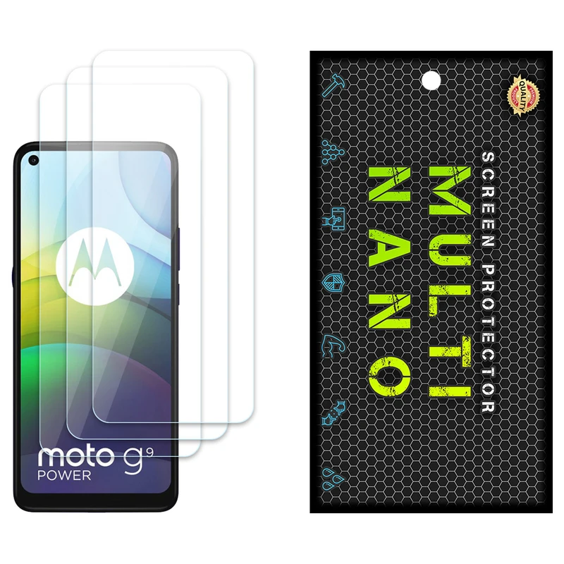 محافظ صفحه نمایش مولتی نانو مدل X-S3N مناسب برای گوشی موبایل موتورولا Moto G9 Power بسته سه عددی