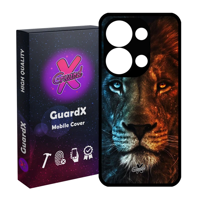 کاور گارد ایکس طرح شیر مدل  10634 مناسب برای گوشی موبایل شیائومی Poco X6 5G / Note 13 Pro 5G
