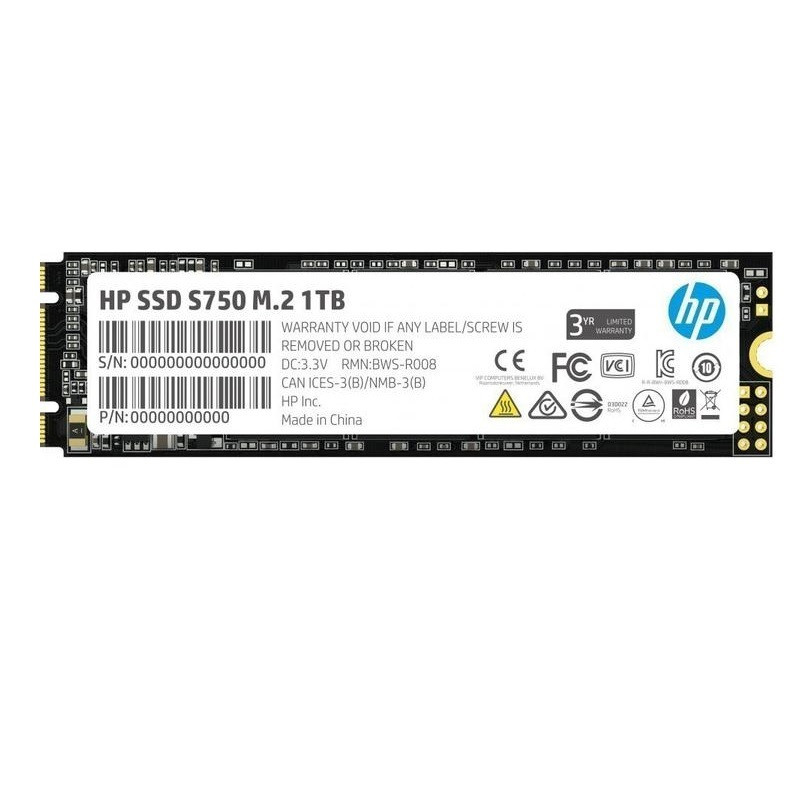اس اس دی اینترنال اچ‌ پی مدل S750 ظرفیت یک ترابایت رابط M.2