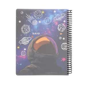 دفتر مشق 200 برگ سم مدل سه بعدی طرح Galaxy